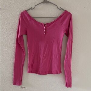 Brandy melville hot pink Zelly top